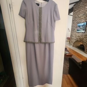 Donna Ricco Lavender Evening Dress